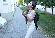 Fuck in hostel with stranger cum on tits