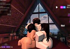 Detailed Threesome Sex With Two Fans And Follower