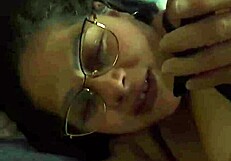 my cheating stepmom fucks while on phone!