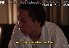 Sweaty Maid Yuka Mizuno Seduces with Her Nipples in Subtitled Asian Show