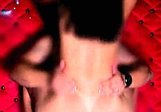 Cowgirl Reverse Ride With Tanned Stepsister's Hairy Pussy