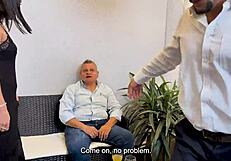 Curvy Milf Housewife Fucks Her Cuckold Husband's Best Friends Rough Sex - Kiley Eliish Tibasins