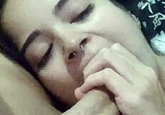 i share how my submissive wife debora prado gives sloppy deepthroat blowjobs every night before bed