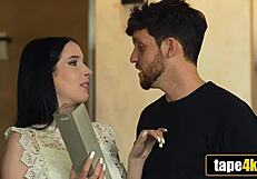 Hungarian Hottie Rides Bad Boy's Cock While Husband Gets Cuckolded