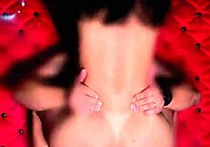 Cowgirl Reverse Ride With Tanned Stepsister's Hairy Pussy