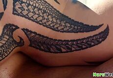 Stunning busty masseuse lacey jayne makes a house call and pleases her client in the nuru truck