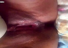 Latina Mom Masturbates With Strong Vibrator