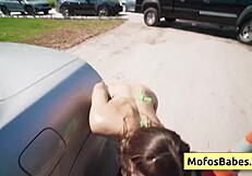 Busty Blondie Slut Jc Wilds Banged Hard By Johnny Love In Car