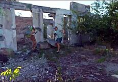 Sexy Russian Slut Gets Horny And Cheats On Her Boyfriend With A Stranger In Public View