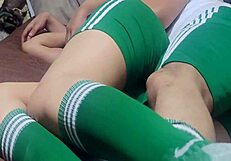 Latina Teen Rides Boyfriend In School Uniform