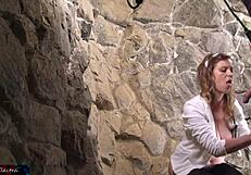 Erin Electra gets fucked in a dungeon with handcuffs and creampie