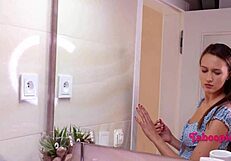 oh wow, step siblings turn squabble into wild threesome fuck