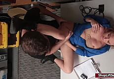 i banged that blonde shoplifter's pussy hard