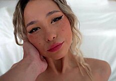 wow, pov with a hot modest blonde?