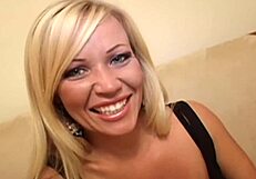 Austin Taylor frees her big tits on BBC and sucks every cum drop