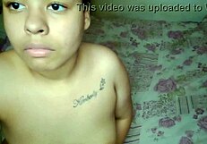 Latina bitch touches pussy with fingers and vibrator, cumming like a slut