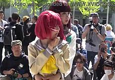 love live sunshine cosplay costumes in action