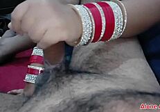 newly married couple records intimate moments as husband rides wife's tight pussy