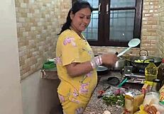 Is this sex in the kitchen a hardcore fuck by husband?