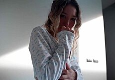 wow, pov with a hot modest blonde?