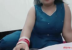 newly married couple records intimate moments as husband rides wife's tight pussy