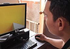 Hotel maid slut uses huge mexican latina tits for cum in mouth tips