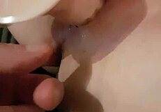 girlfriend having fun with dildo toys 😏