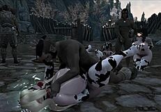 Elfs & Orcs Ride Monster in Bondage