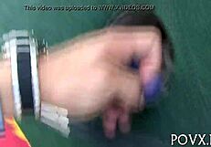 Nikki Lavay sucks cock in hardcore POV