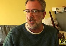 Ebony submissive THROATED!