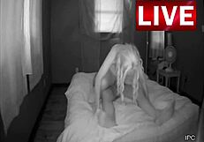 Misty Summers Caught on Cam During Cowgirl Creampie Licking