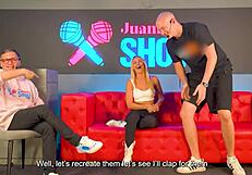 cofla turns off bar lights in medellin to passionately fuck slim beautiful argentina with his huge cock