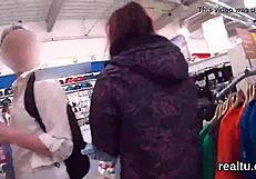 Bold Czech Teen Teased in Hypermarket, Clothes Ripped Off, Then Shagged Hard in POV by Huge Cock.