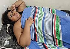 The stepmother says, 'I just got back from the party and need to be fucked hard.'