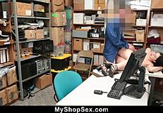 violet rain gets taken to the maintenance room after being suspected of shoplifting at the store