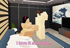 couple fucks hard in roblox