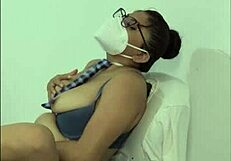 60-year-old stepmother in uniform wants sex fetish