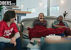 stepdaughter discovers why football's called contact sport, riding uncle's monster cock