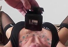 Slave Turns Water On For Rough Face Fucking