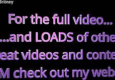 Britney's cosplay blowjob deepthroat and facial