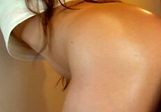 oh wow, that step sister's prank totally backfired, she got bent over for doggystyle and cum on her ass