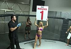 she'll be practicing her no-hands skills before she tries bending over for the next challenge