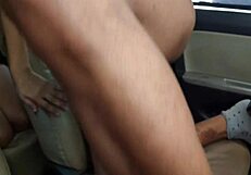 Desi Girlfriend Risks Public Car Sex with Sucking Fucking and Cumshot