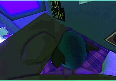 Viper fucks Candy and her demi-human kittens