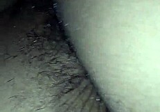 Check out this amateur ebony close-up with big black cock and wet pussy