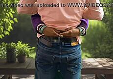 i meet an 18 year old indian village girl outdoors for a workout