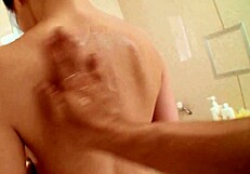 Big natural boobed japanese milf akiko oda receives deep creampie