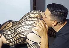 Fucking His Hot Wife in Sexy Lingerie