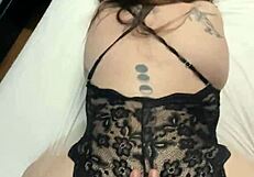 Fucking latina pussy with finger in her ass