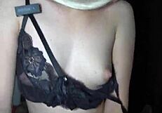 Left alone with sister's boyfriend in dorm for hot cum filling